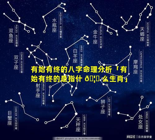 有始有终的八字命理分析「有始有终的是指什 🦈 么生肖」